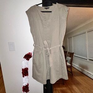 Banana Republic Army Green Denim Dress!